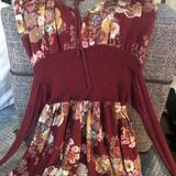 Free People Tops | Free People Floral Sleeveless Sweater! Gorgeous | Color: Red/White | Size: S