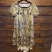 Lularoe Dresses | Lularoe Carly Dress | Color: Black/Gold | Size: S