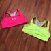 Under Armour Shirts & Tops | Girls Under Armour Sports Top/Bra | Color: Green/Pink | Size: Girls Ymd/Jm/M