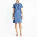 J. Crew Dresses | J Crew Denim Chambray Short Sleeve Shirtdress | Color: Blue | Size: Xs