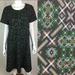Lularoe Dresses | Lularoe Geometric Aztec Carly High Low Dress | Color: Black | Size: S