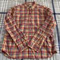 J. Crew Shirts | J. Crew Button Up Shirt Xl | Color: Red/Yellow | Size: Xl