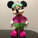 Disney Holiday | Disney Minnie Mouse Musical Dancing Plush Decor | Color: Green/Pink | Size: 13”