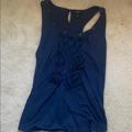 Jessica Simpson Tops | Jessica Simpson Blue Tank Top With Fringe | Color: Blue | Size: 1x