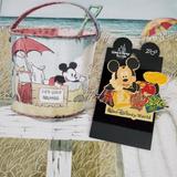 Disney Jewelry | 2000 Walt Disney World Mickey Mouse 4 Parks Pin | Color: Red | Size: Os