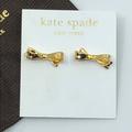 Kate Spade Jewelry | Gold Bow Kate Spade Earrings Nwt | Color: Gold | Size: Os