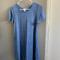 Lularoe Dresses | Lularoe Carly Dress | Color: Blue | Size: Xxs