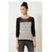 Anthropologie Sweaters | Anthropologie Knitted & Knitted Sweater, Xs | Color: Black/Cream | Size: Xs