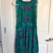 Free People Dresses | Nwt Free People Casual Shift Dress | Color: Blue/Green | Size: S