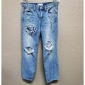 Madewell Jeans | Madewell Destroyed Boyjean Boy Jeans Distressed B | Color: Blue | Size: 27