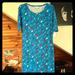 Lularoe Dresses | Lularoe Julia Brand New W/ Tags On | Color: Blue/Red | Size: L