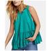 Free People Tops | Free People Right On Time Tunic Size Xs | Color: Green | Size: Xs