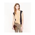 J. Crew Tops | J.Crew Color Block Top | Color: Blue/Tan | Size: 00