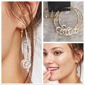 Free People Jewelry | Free People Santa Fe Golden Sun Hoop Earri | Color: Gold/Silver | Size: Os