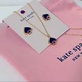 Kate Spade Jewelry | Kate Spade Stud Earrings And Necklace | Color: Gold | Size: Os