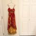 Free People Dresses | Free People Floral Maxi Sundress | Color: Red/Yellow | Size: M