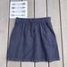 J. Crew Skirts | J Crew Slate Blue Elastic Waist Skirt, Size 2 | Color: Blue/Red | Size: 2