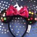 Disney Accessories | Disney Minnie Rocks The Dots Mickey Ears Nwt. | Color: Black/Pink | Size: Os