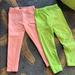 Polo By Ralph Lauren Bottoms | Lot Of 2 Polo Leggings. | Color: Green/Pink | Size: 3tg