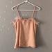Zara Tops | Dusty Rose Spaghetti Strap Top | Color: Pink | Size: M