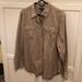 J. Crew Tops | J.Crew Long Sleeve Button Front Shirt W/Pockets L | Color: Tan | Size: L