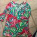 Lilly Pulitzer Dresses | Lily Pulitzer Girls Tunic Dress Size 6-7 / Medium | Color: Green/Pink | Size: Mg