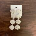Free People Jewelry | Free People Shells Dangle Earring | Color: Silver | Size: 3.5”