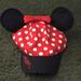 Disney Accessories | Disneyland Minnie Mouse Youth Snapback Ear Hat | Color: Black/Red | Size: Osg