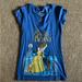 Disney Tops | Disney Beauty And The Beast Tee Size Small | Color: Blue | Size: Sj