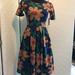 Lularoe Dresses | Lularoe Amelia Dress | Color: Blue | Size: S
