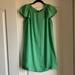 Zara Dresses | Cap Sleeve Zara Dress | Color: Green/White | Size: L