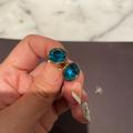 Kate Spade Jewelry | Kate Spade Crystal Studs | Color: Blue/Green | Size: Os