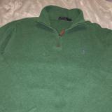 Polo By Ralph Lauren Sweaters | Green Polo Ralph Lauren 1/4 Zip. Size Large | Color: Green | Size: L
