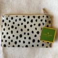 Kate Spade Accessories | Kate Spade Flamingo Dot Pencil Pouch | Color: Black/White | Size: 8.5” X 5.5”