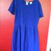 Lularoe Dresses | Lularoe Amelia Bold And Beautiful | Color: Blue | Size: Xl