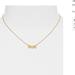 Madewell Jewelry | Madewell Teardrop Pendant Necklace | Color: Gold | Size: 15 1/2 “