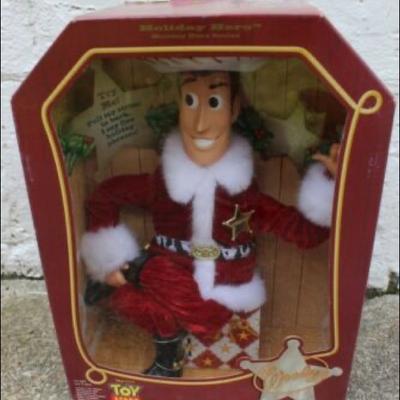 Disney Toys | Disney Toy Story Holiday Hero Woody Rare | Color: Red | Size: Osb