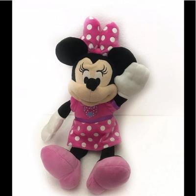 Disney Toys | Disney Minnie Mouse Singing Talking Stuffed Plush | Color: Black/Pink | Size: 14”