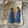 J. Crew Jewelry | J.Crew Baby Blue Tassel Earrings | Color: Blue | Size: Os