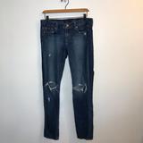 J. Crew Jeans | J. Crew Vintage Matchstick Distressed Skinny Jeans | Color: Blue | Size: 27