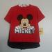 Disney Matching Sets | Disney Mickey Mouse Set | Color: Black/Red | Size: 9-12mb