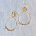 Anthropologie Jewelry | New Gold Plated Earrings +Anthropologie Gift Bag | Color: Gold | Size: Os