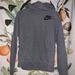 Nike Tops | Nike Gray Hoodie/Sweatshirt | Color: Gray | Size: M