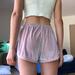 Brandy Melville Shorts | Brandy Melville Pink Velvet Shorts | Color: Pink | Size: 0