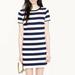 J. Crew Dresses | Classic J. Crew Rugby Striped Dress: Small | Color: Blue/White | Size: S