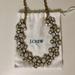 J. Crew Jewelry | J.Crew Crystal Statement Necklace | Color: Gold | Size: Os