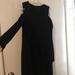 Zara Dresses | Cold Shoulders Zara Black Dress | Color: Black | Size: 8