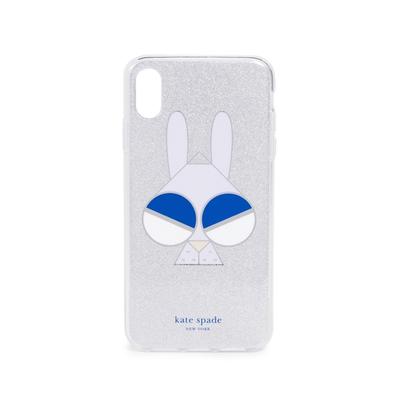 Kate Spade Accessories | Kate Spade Glitter Bunny Iphone Xs Max Case, Nwt | Color: Blue/Silver | Size: Os