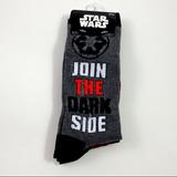 Disney Underwear & Socks | Disney Star Wars Dark Side Darth Vader Socks 6-12 | Color: Black/Gray | Size: 6-12