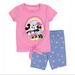 Disney Matching Sets | Disney Minnie Mouse Cute Shorts Set | Color: Pink | Size: Various